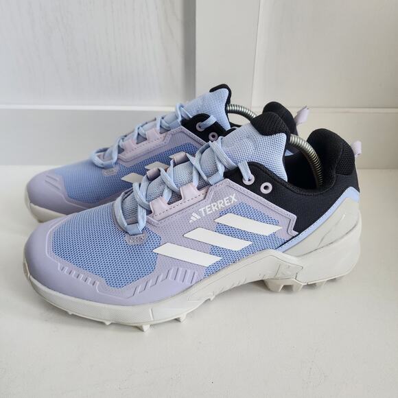 Adidas Terrex Swift R3 GTX GORETEX Hiking Shoe Trail  Women's 9.5 Blue NEW - Picture 2 of 11